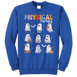 Ghost Physical Therapy Pt Physical Therapist Halloween Tall Sweatshirt