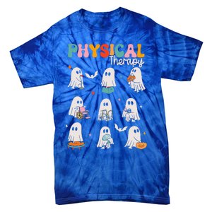 Ghost Physical Therapy Pt Physical Therapist Halloween Tie-Dye T-Shirt