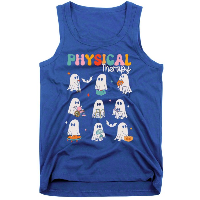 Ghost Physical Therapy Pt Physical Therapist Halloween Tank Top