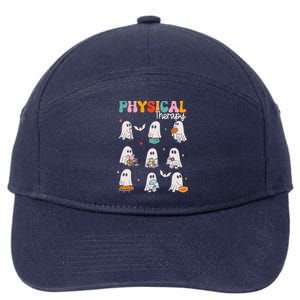 Ghost Physical Therapy Pt Physical Therapist Halloween 7-Panel Snapback Hat