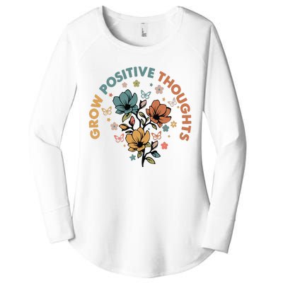 Grow Positive Thoughts Growth Mindset Women's Perfect Tri Tunic Long Sleeve Shirt