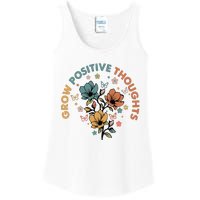 Grow Positive Thoughts Growth Mindset Ladies Essential Tank