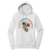 Grow Positive Thoughts Growth Mindset Women's Pullover Hoodie