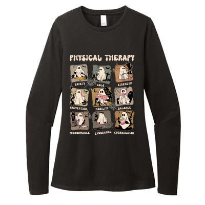 Ghost Physical Therapy Pt Physical Therapist Halloween Womens CVC Long Sleeve Shirt