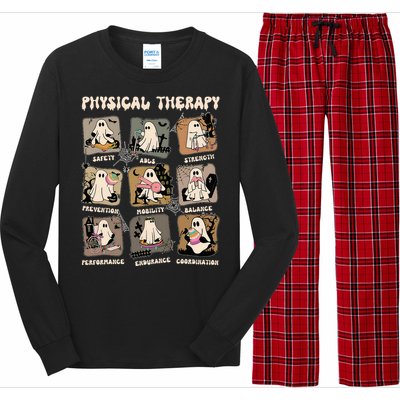 Ghost Physical Therapy Pt Physical Therapist Halloween Long Sleeve Pajama Set