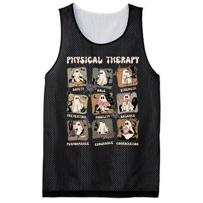 Ghost Physical Therapy Pt Physical Therapist Halloween Mesh Reversible Basketball Jersey Tank