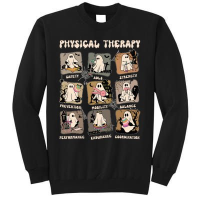 Ghost Physical Therapy Pt Physical Therapist Halloween Tall Sweatshirt