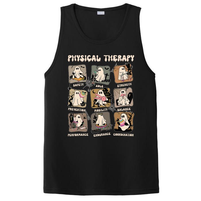 Ghost Physical Therapy Pt Physical Therapist Halloween PosiCharge Competitor Tank