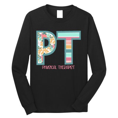 Groovy Physical Therapy PT Physical Therapist Back To School Long Sleeve Shirt