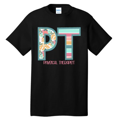 Groovy Physical Therapy PT Physical Therapist Back To School Tall T-Shirt