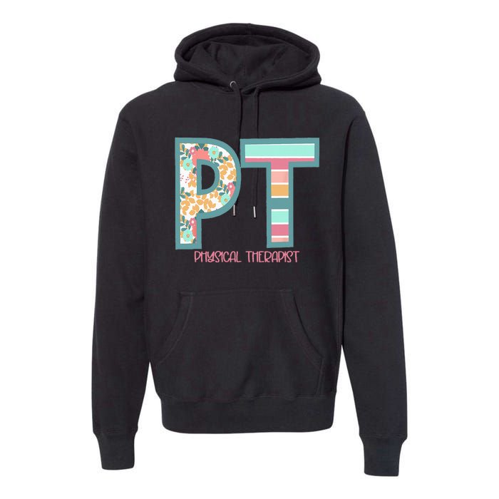 Groovy Physical Therapy PT Physical Therapist Back To School Premium Hoodie