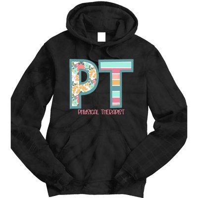 Groovy Physical Therapy PT Physical Therapist Back To School Tie Dye Hoodie