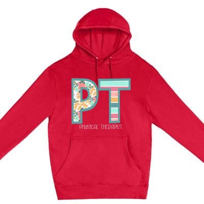 Groovy Physical Therapy PT Physical Therapist Back To School Premium Pullover Hoodie