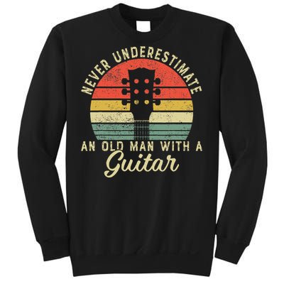 Guitar Player Teacher Funny Acoustic Guitar Lover Musician Sweatshirt