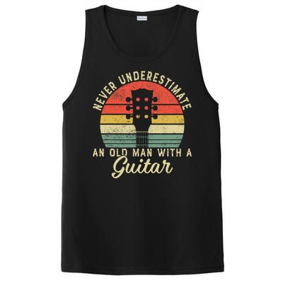 Guitar Player Teacher Funny Acoustic Guitar Lover Musician PosiCharge Competitor Tank