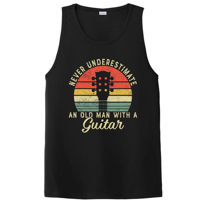 Guitar Player Teacher Funny Acoustic Guitar Lover Musician PosiCharge Competitor Tank