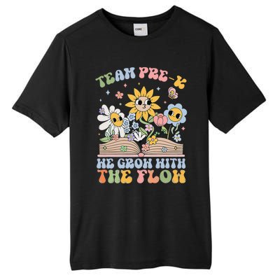 Groovy Preschool Teacher Team Prek Grow With The Flow Tall Fusion ChromaSoft Performance T-Shirt