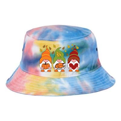 Gnomes Pumpkin Turkey Thanksgiving Day Cute Fall Autumn Tie Dye Newport Bucket Hat