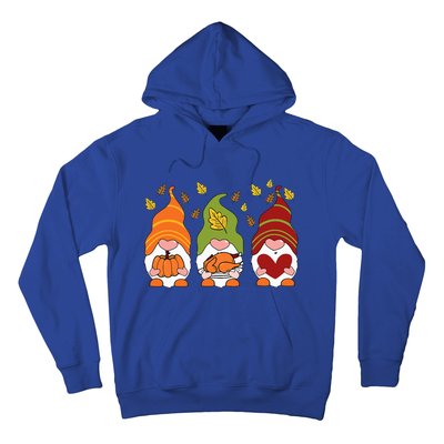 Gnomes Pumpkin Turkey Thanksgiving Day Cute Fall Autumn Hoodie