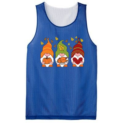 Gnomes Pumpkin Turkey Thanksgiving Day Cute Fall Autumn Mesh Reversible Basketball Jersey Tank