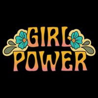 Girl Power Tropical Retro Feminist Impact Tech Backpack