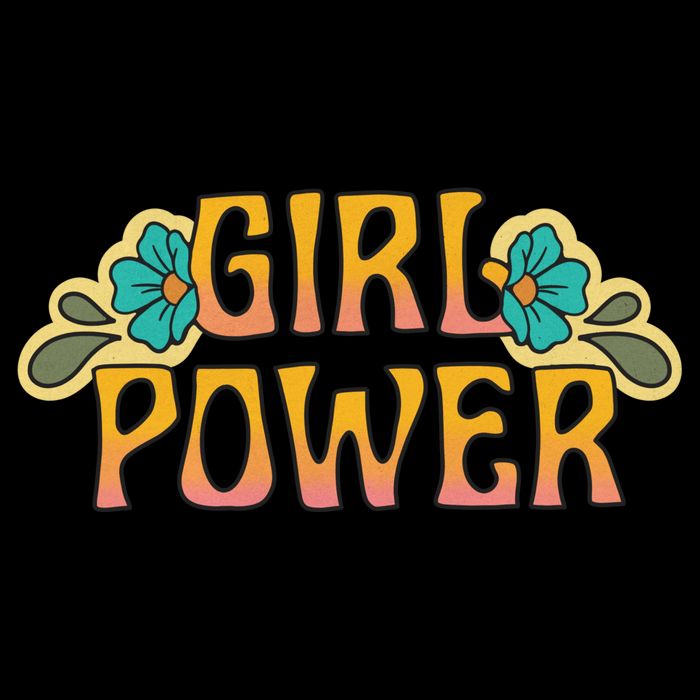 Girl Power Tropical Retro Feminist Impact Tech Backpack