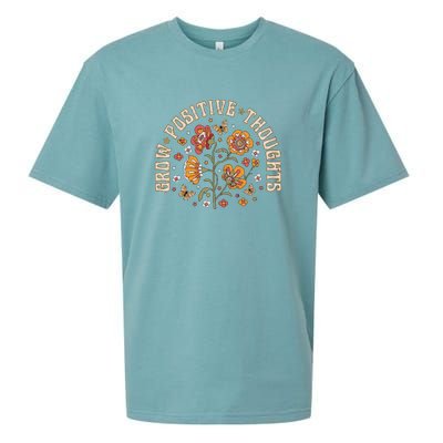 Grow Positive Thoughts Sueded Cloud Jersey T-Shirt