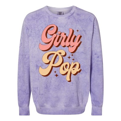 Girly Pop Trendy Slaying Queen Colorblast Crewneck Sweatshirt