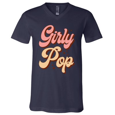 Girly Pop Trendy Slaying Queen V-Neck T-Shirt