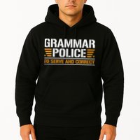 Grammar Police To Serve And Correct Teachers Grammar Hoodie