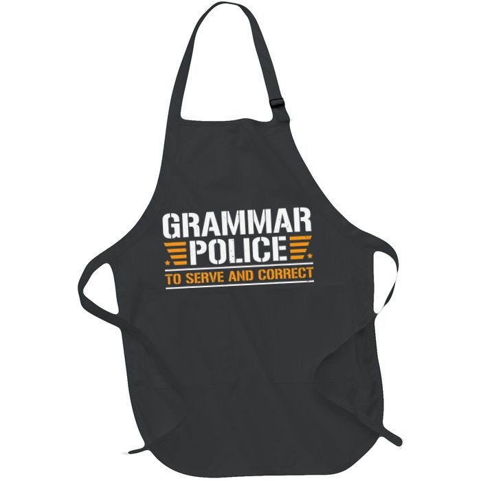 Grammar Police To Serve And Correct Teachers Grammar Apron