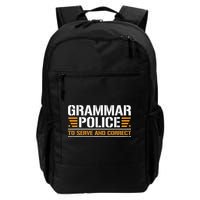 Grammar Police To Serve And Correct Teachers Grammar Backpack