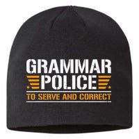Grammar Police To Serve And Correct Teachers Grammar Sustainable Beanie