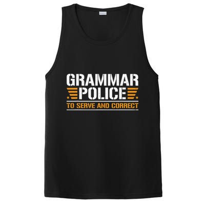 Grammar Police To Serve And Correct Teachers Grammar PosiCharge Competitor Tank