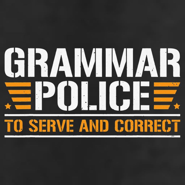 Grammar Police To Serve And Correct Teachers Grammar Microfiber Hand Towel