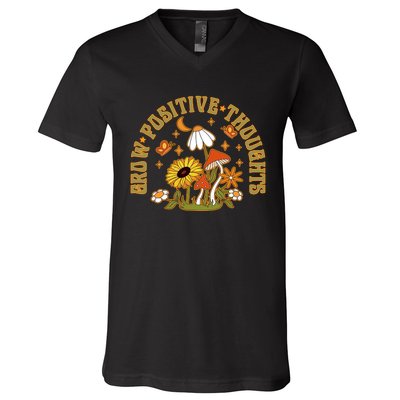 Grow Positive Thoughts V-Neck T-Shirt