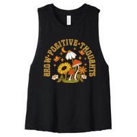 Grow Positive Thoughts Women's Racerback Cropped Tank