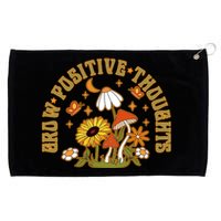 Grow Positive Thoughts Grommeted Golf Towel