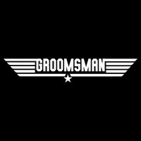 Groomsman Pilot Theme Stripe Pom Pom Beanie