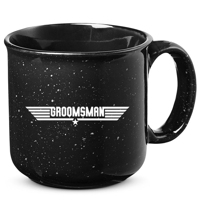 Groomsman Pilot Theme 15oz Campfire Ceramic Mug