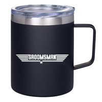 Groomsman Pilot Theme 12oz Stainless Steel Coffee Mug