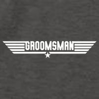 Groomsman Pilot Theme Vector Backpack