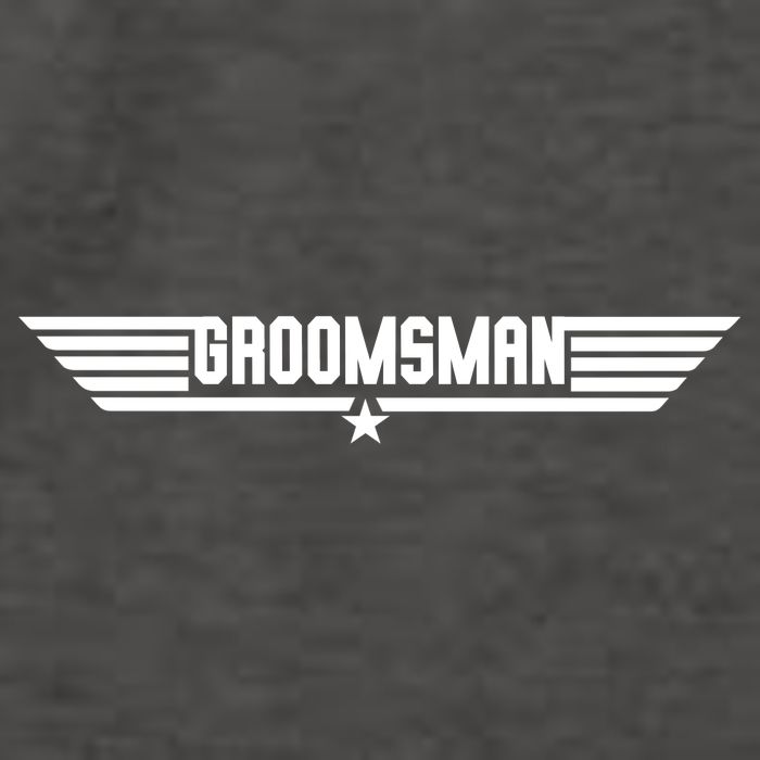 Groomsman Pilot Theme Vector Backpack