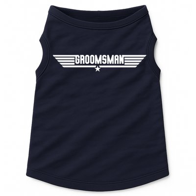 Groomsman Pilot Theme Doggie Tank