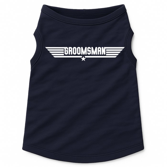 Groomsman Pilot Theme Doggie Tank