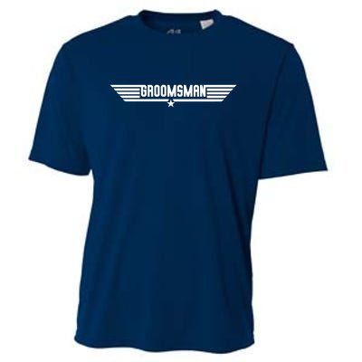 Groomsman Pilot Theme Cooling Performance Crew T-Shirt