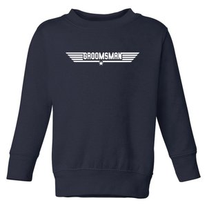 Groomsman Pilot Theme Toddler Sweatshirt