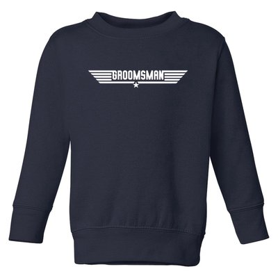 Groomsman Pilot Theme Toddler Sweatshirt