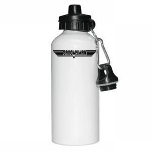 Groomsman Pilot Theme Aluminum Water Bottle