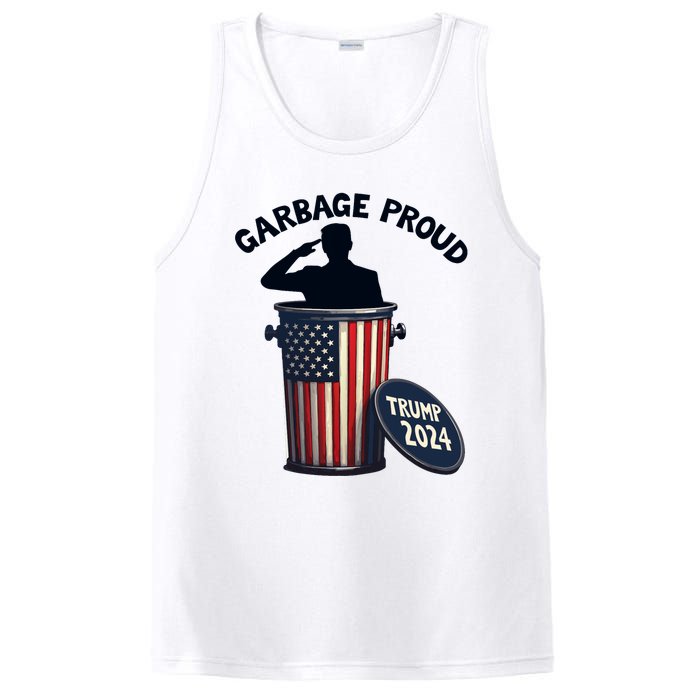 Garbage Proud To Be Garbage Vote Trump Supporters PosiCharge Competitor Tank